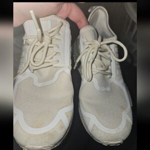 Cream Athletic Sneakers